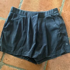Women’s Lululemon gray shorts, size, medium or size 6
